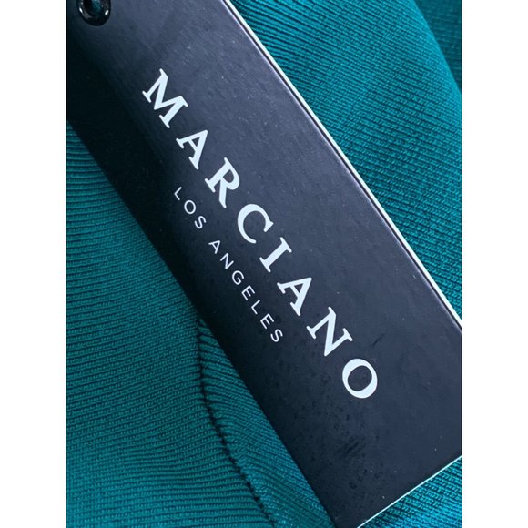 Marciano Los Angeles Aqua Bare Back Bandage Dress Small NWT Long Sleeve 6648 - Picture 14 of 16
